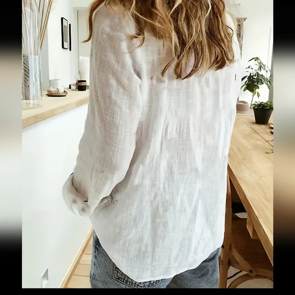 Beautiful ❤️ Frida bottom down blouse shirt - Picture 3 of 3